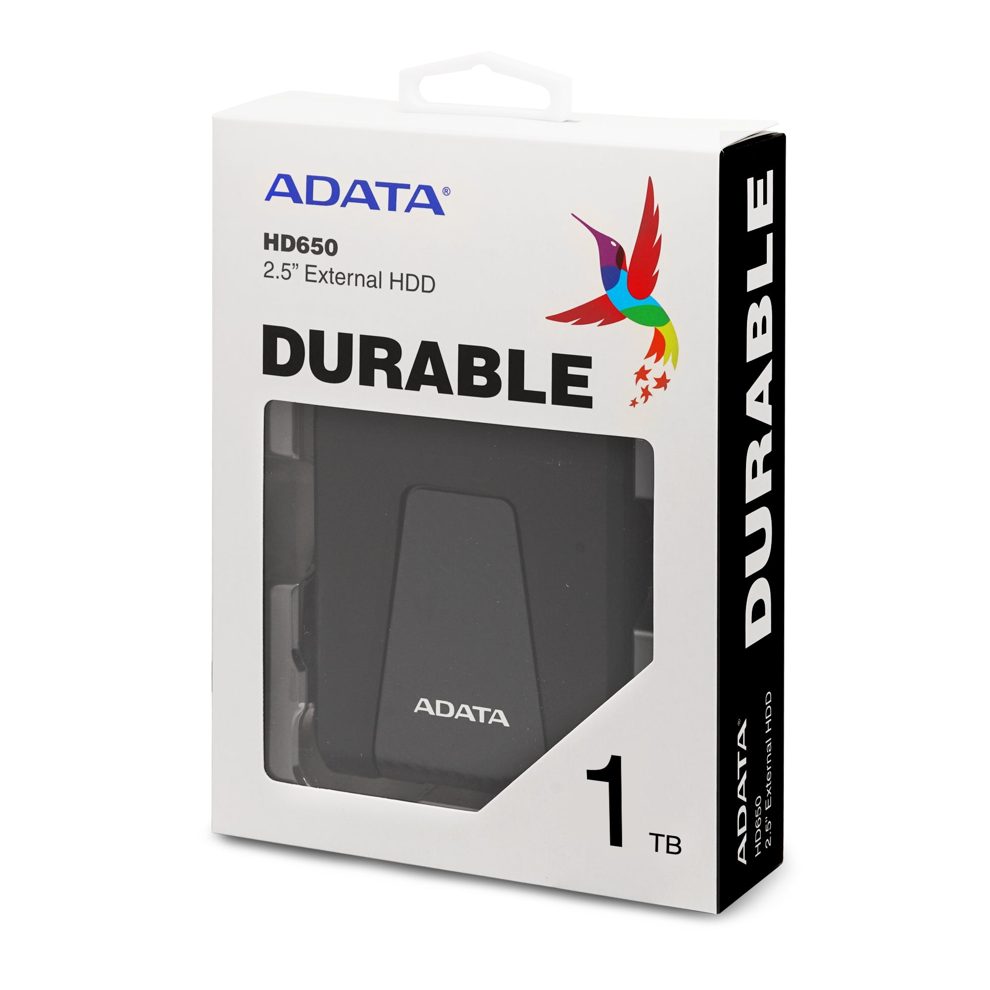 Disque dur externe ADATA HD 650 1 To 2,5" 2.0/3.2 Gen 1 (3.1 Gen 1) Noir