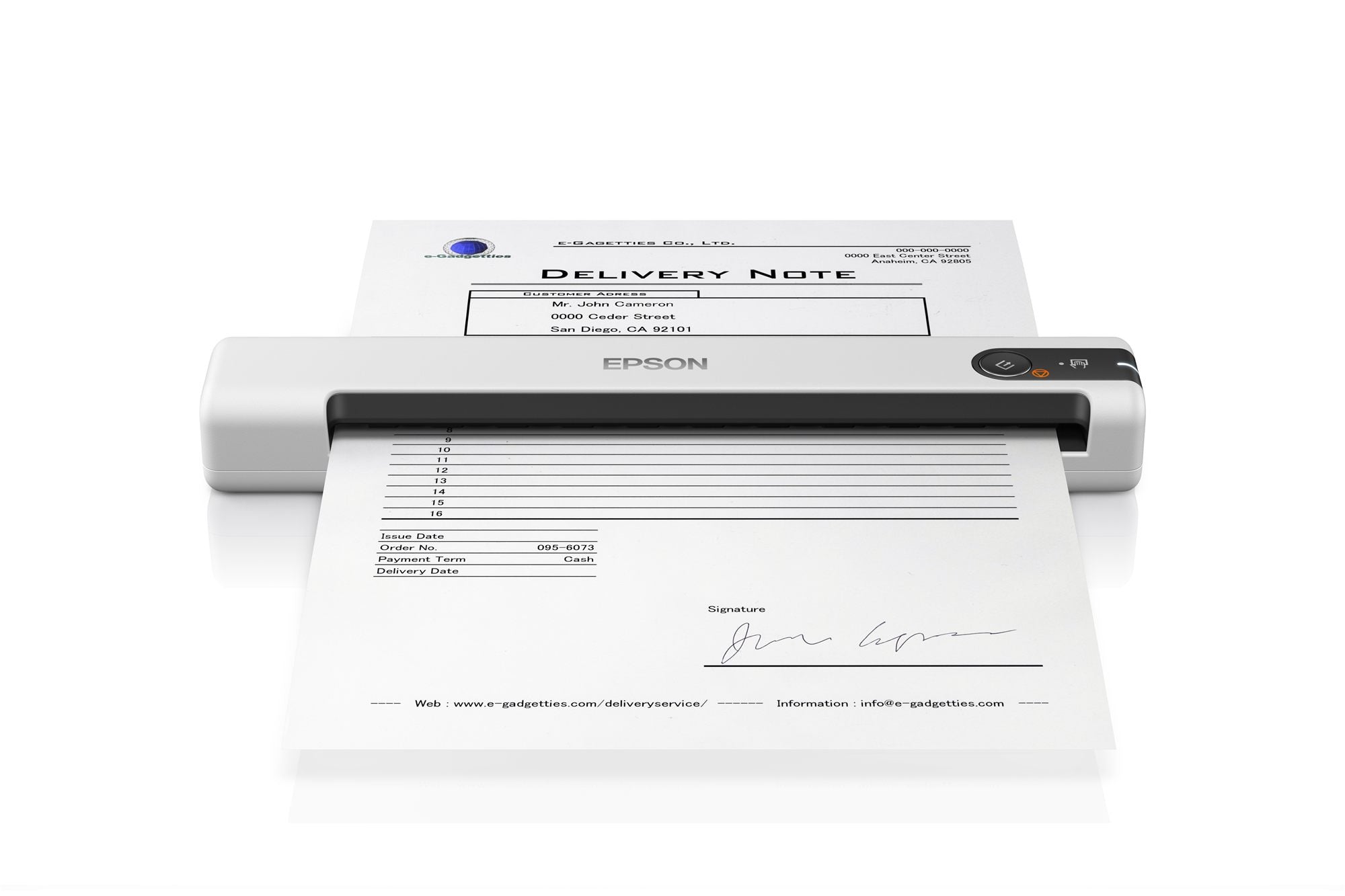 EPSON WorkForce DS-70 Sheetfed scanner Contact Image Sensor CIS Legal 600x600dpi 300scans/d USB 2.0