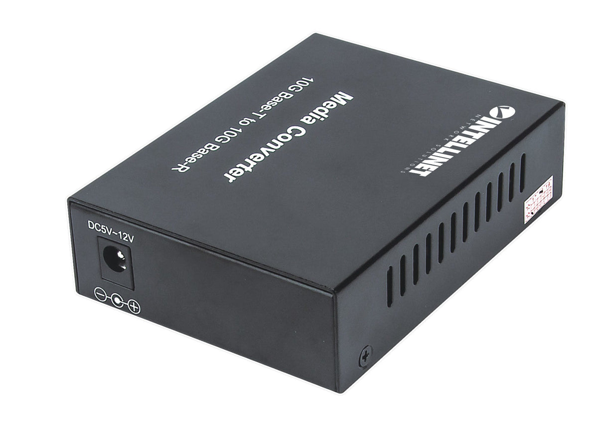 Intellinet 508193 convertisseur de support réseau 10000 Mbit/s Noir