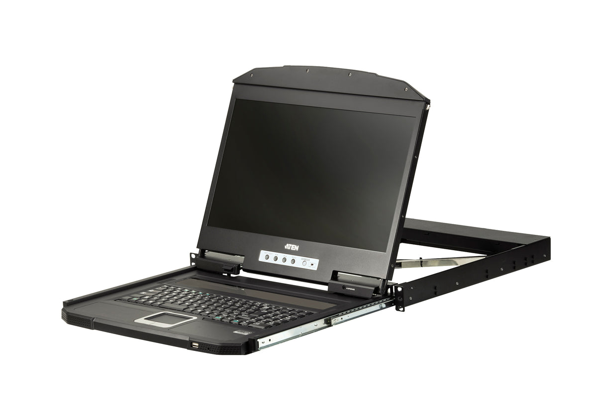 "ATEN CL3700NW support d'ordinateurs 47 cm (18.5"") 1920 x 1080 pixels Métal, Plastique Noir 1U"
