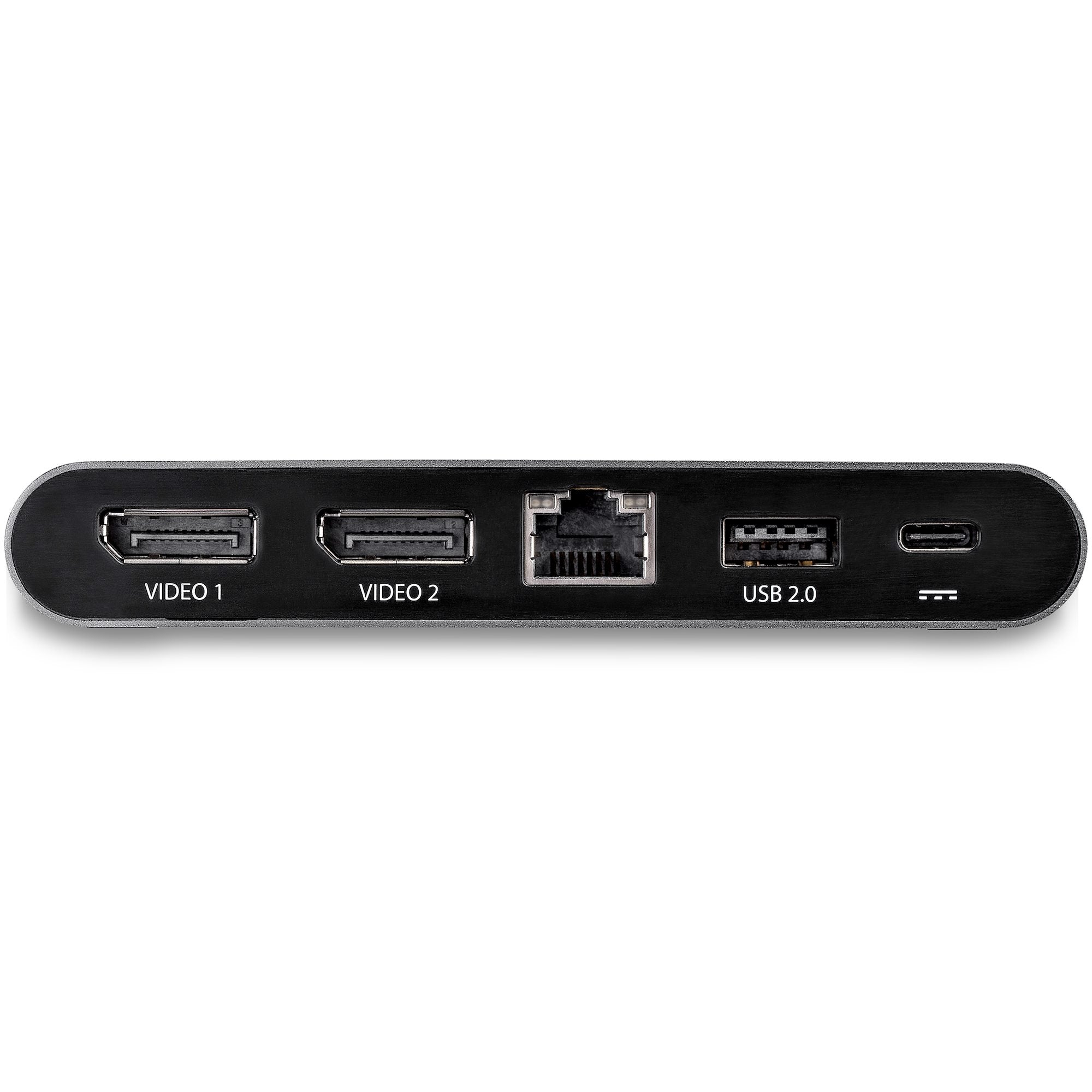 USB C Multiport Adapter Dual DP-PD