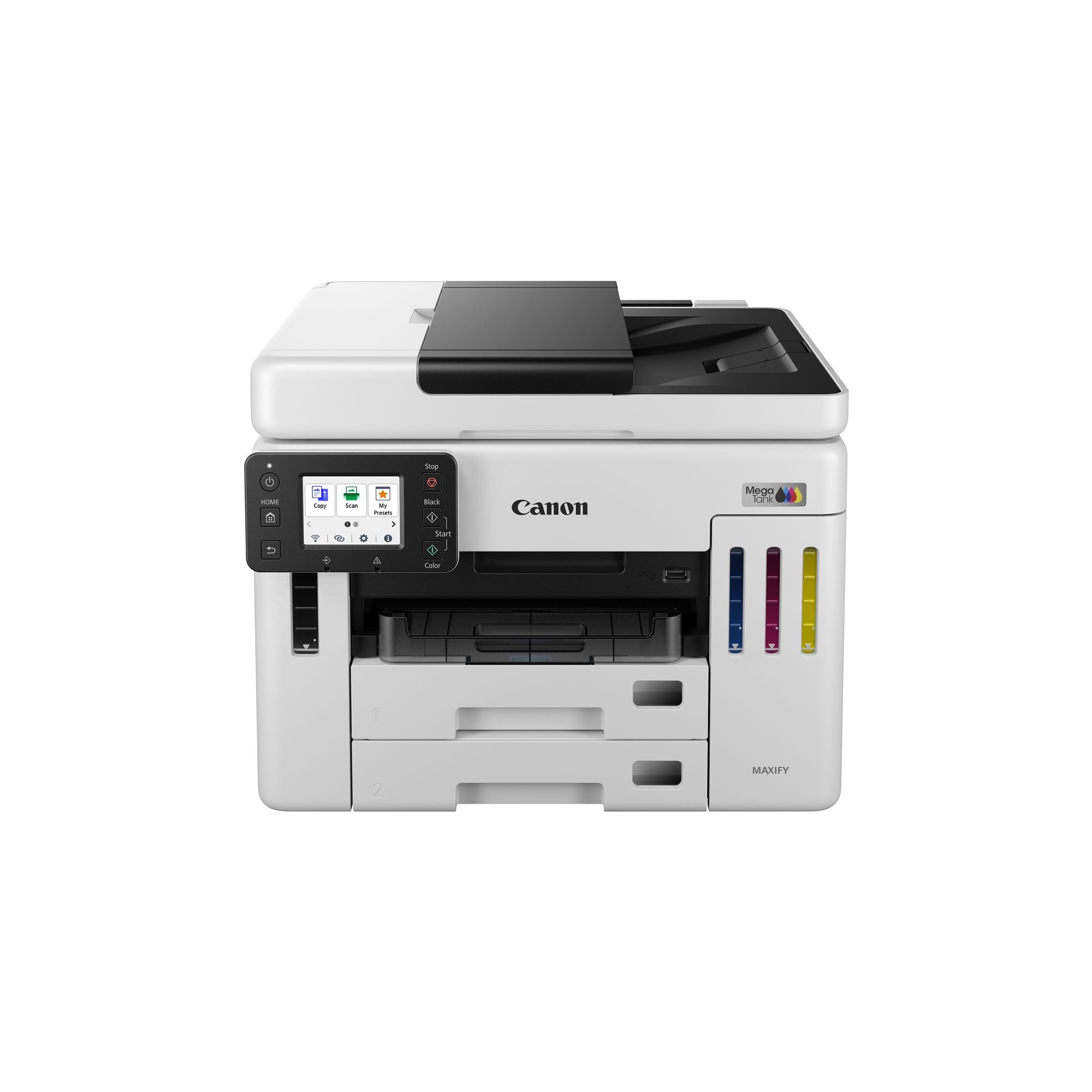 CANON MAXIFY GX7150 MegaTank MFP colour inkjet CISS Legal 216x356mm A4 24ipm Print 600sheets USB Wi-Fi LAN
