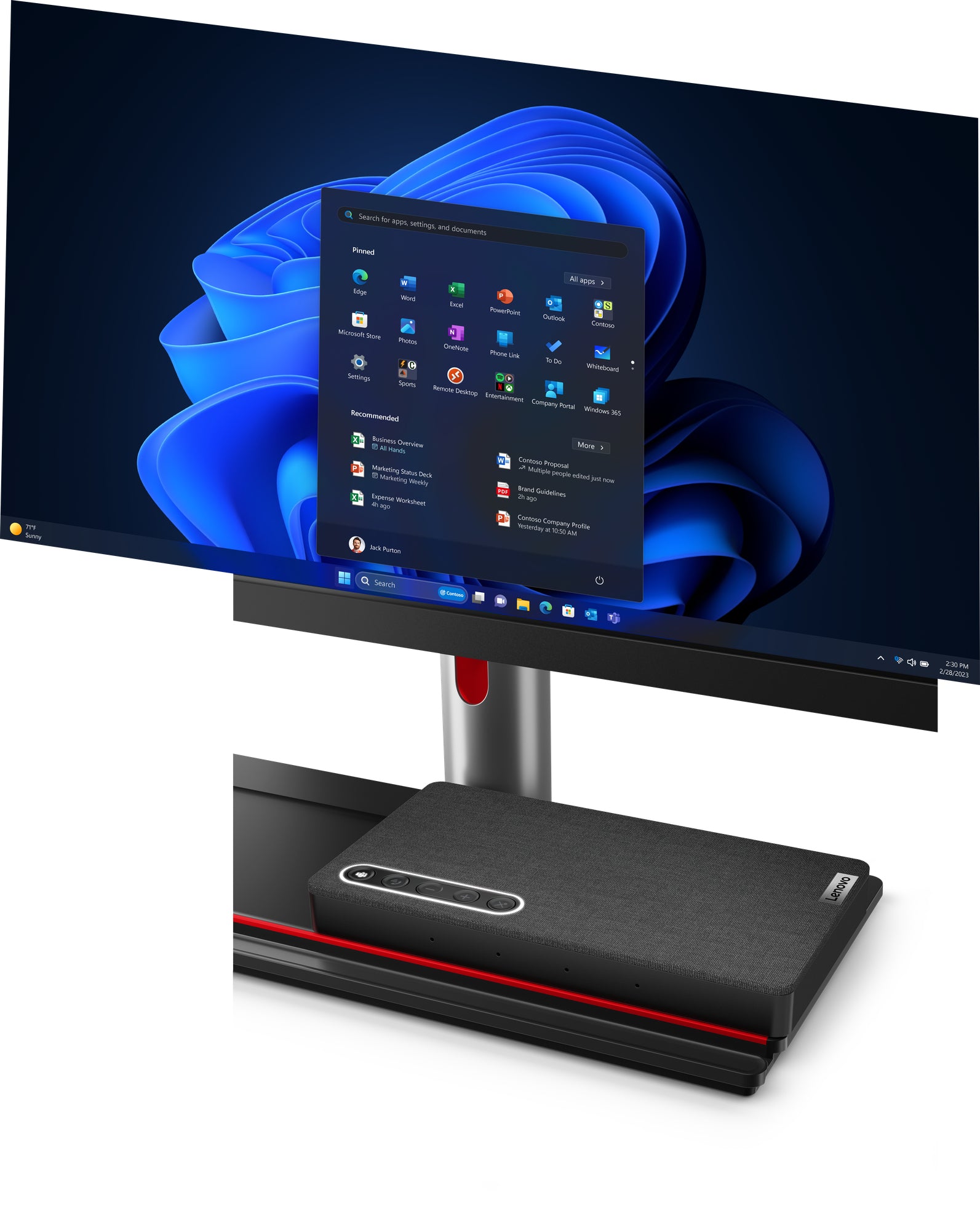 "Lenovo ThinkCentre M90a Gen 5 Intel® Core™ i5 i5-14400 60,5 cm (23.8"") 1920 x 1080 pixels PC All-in-One 8 Go DDR5-SDRAM 512 Go SSD Windows 11 Pro Wi-Fi 6E (802."