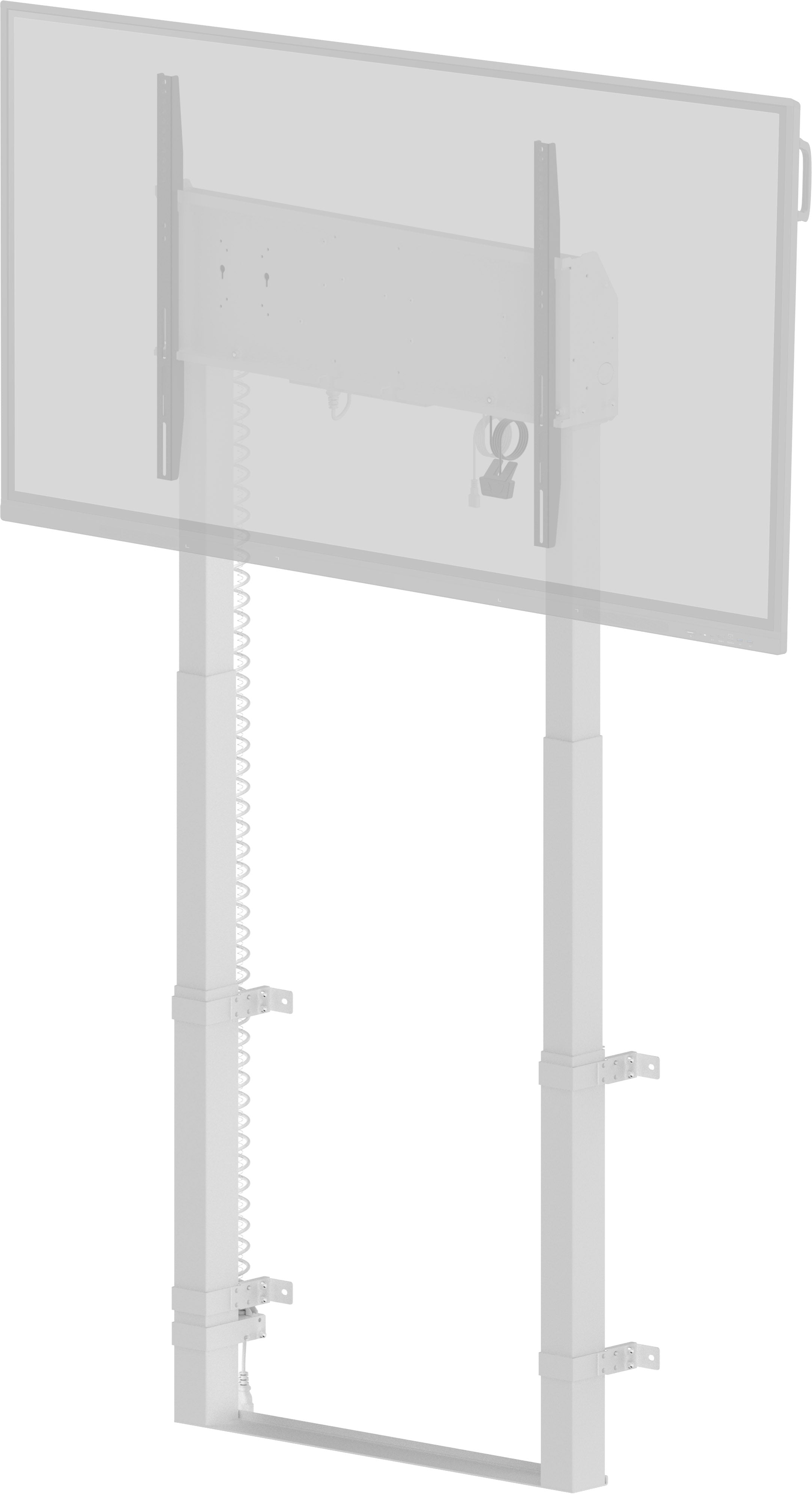 Floor supported wall lift up to 98/105"
