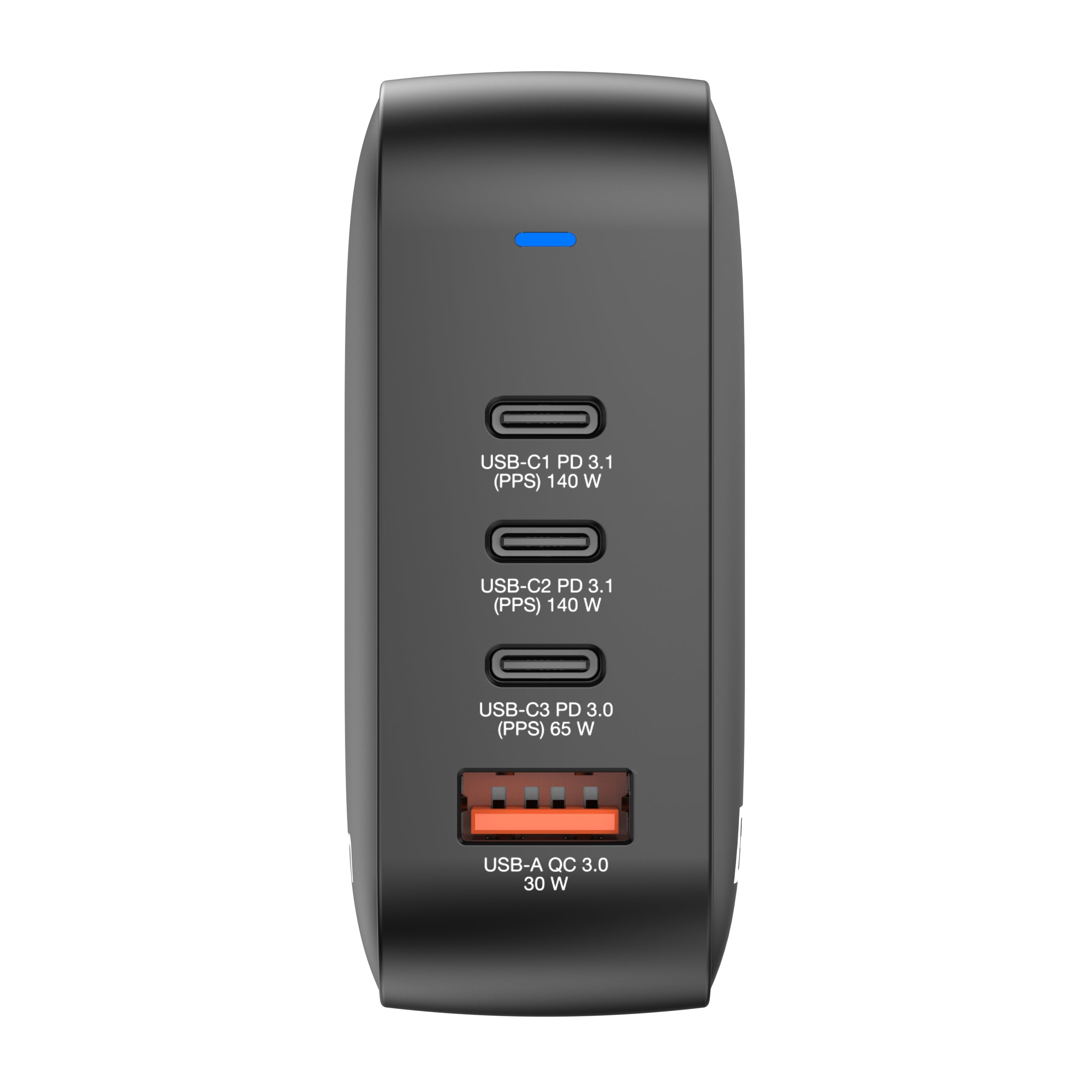 VERBATIM MINI GAN CHARGER 165W 4 PORT US/EU/UK ADP WCF (P)