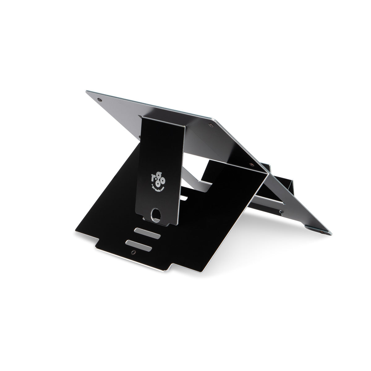 R-GO TOOLS Support pour PC portable Riser Flexible, noir