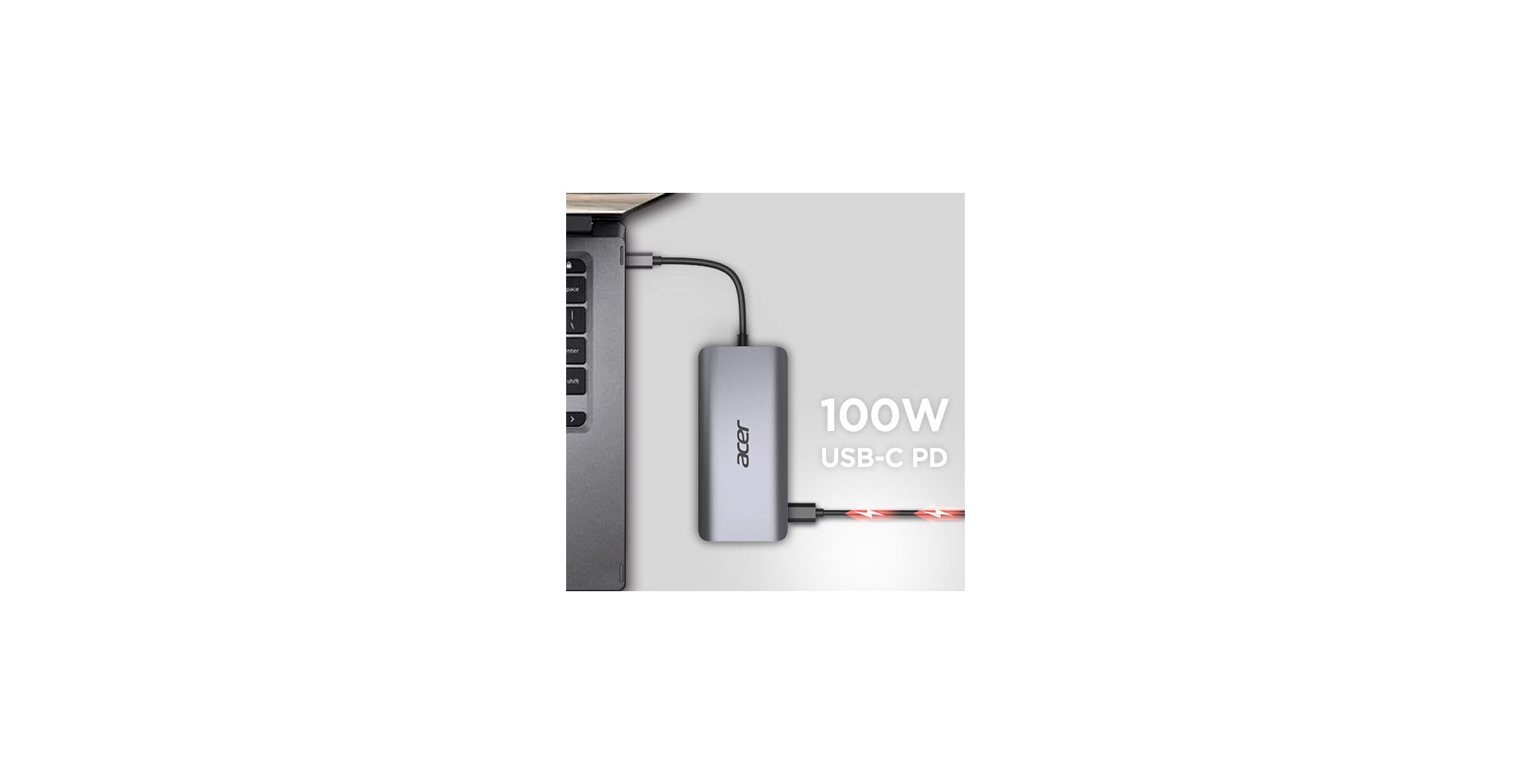 ACER 12-IN-1 TYPE-C DONGLE 2xUSB3.2 2xUSB2.0 2xHDMI DisplayPort Type C PowerDelivery SD Card reader TF Card reader 1000M Ethernet