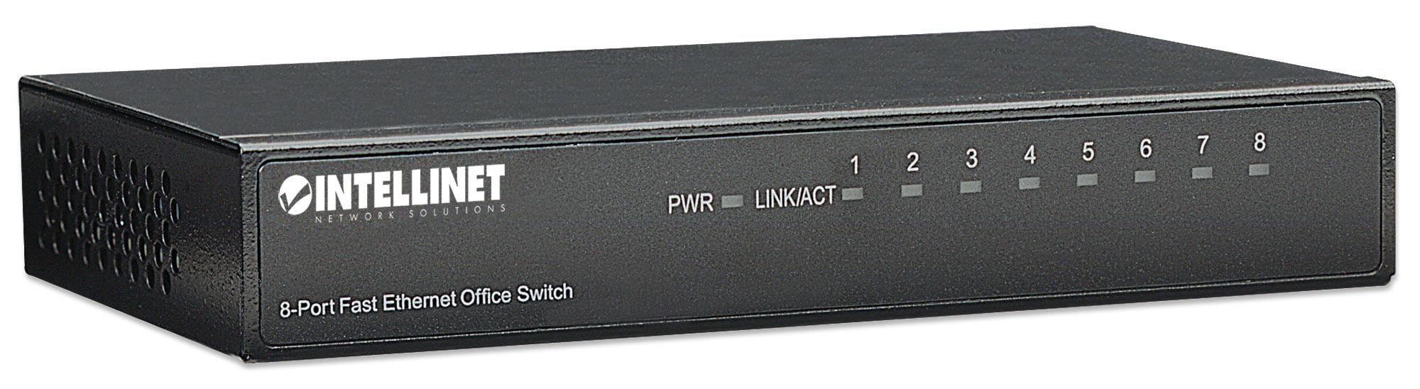 Intellinet 8-Port Fast Ethernet Office Switch Fast Ethernet (10/100) Noir