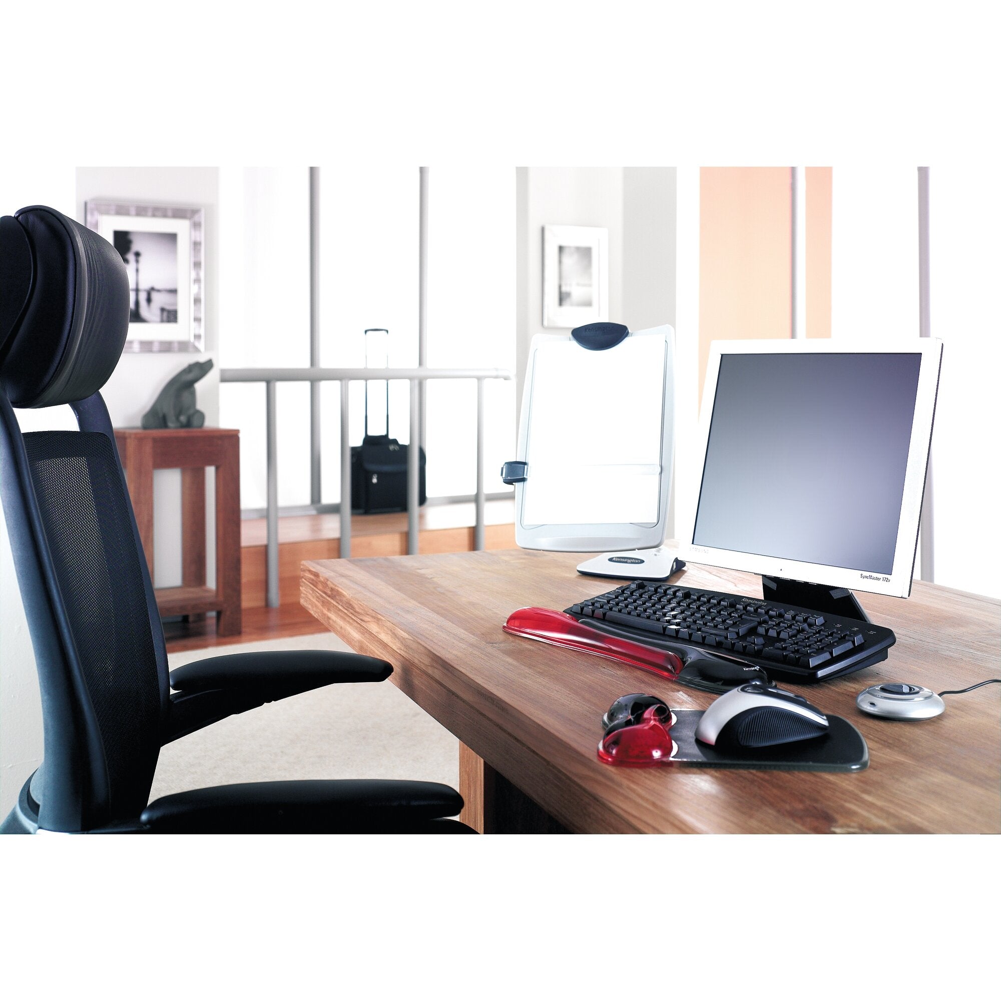 Crystal Gel Mouse Pad/Wave red+black