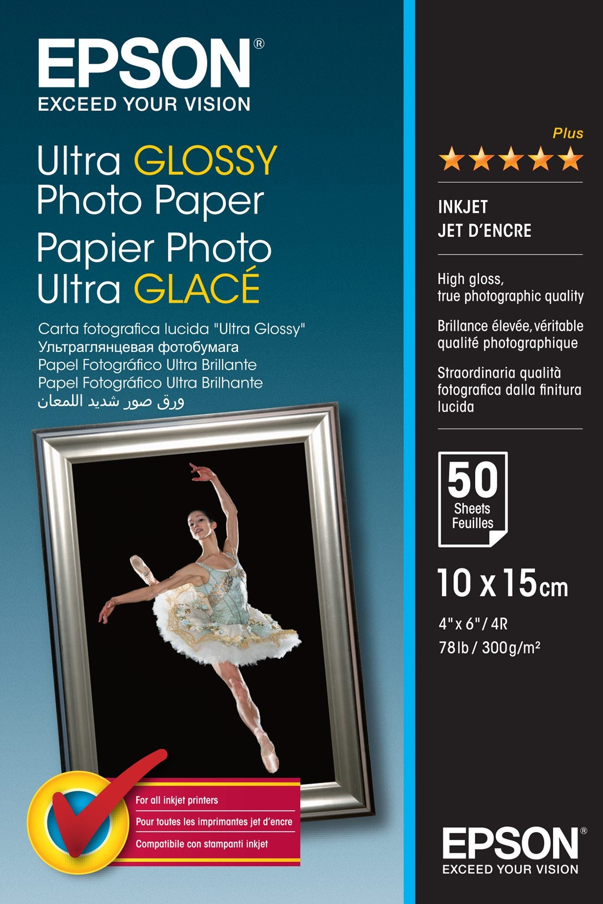 Paper/Ultra Glossy 100x150mm 300gm2 50sh