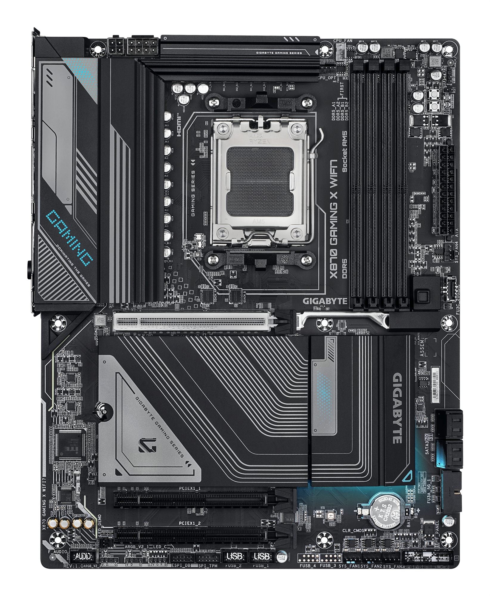 GIGABYTE X870 GAMING X WIFI7 carte mere AMD X870 Emplacement AM5 ATX