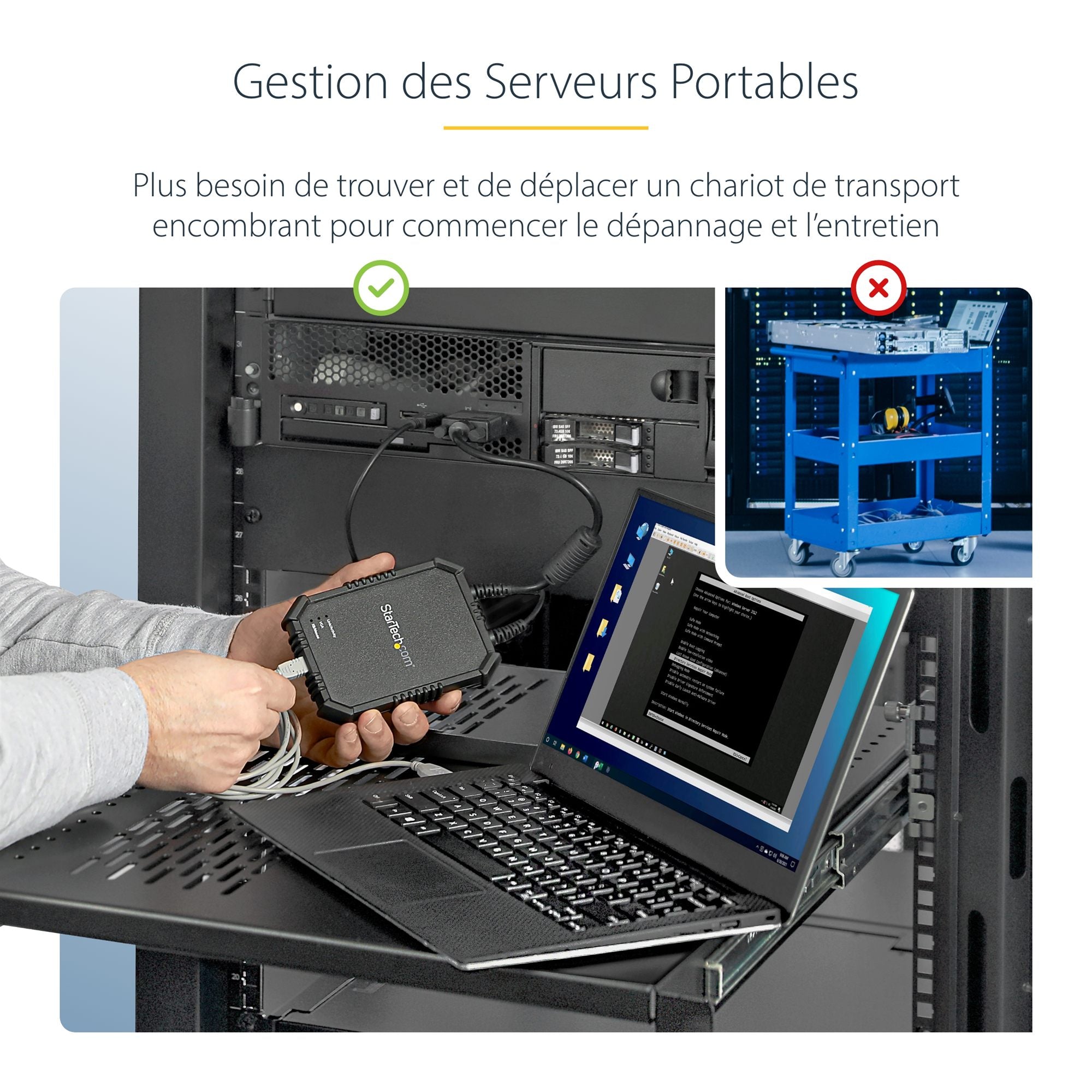 Laptop to Server KVM Console