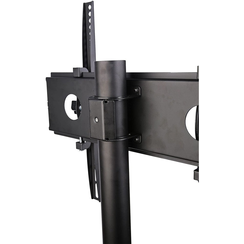 "Techly ICA-TR21 Support TV mobile 23-55"" jusqu'a 55kg étagere AV réglable"