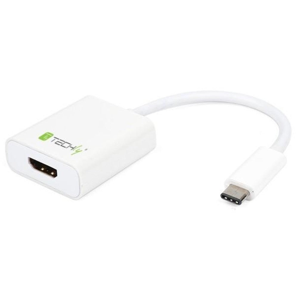 Techly IADAP USB31-HDMI Adaptateur USB-C vers HDMI UHD*60Hz M/F