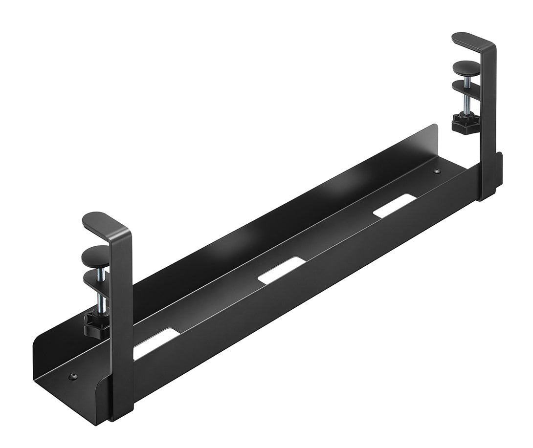 NEOMOUNTS Cable Management Tray max 5kg. clamp-on design universal black