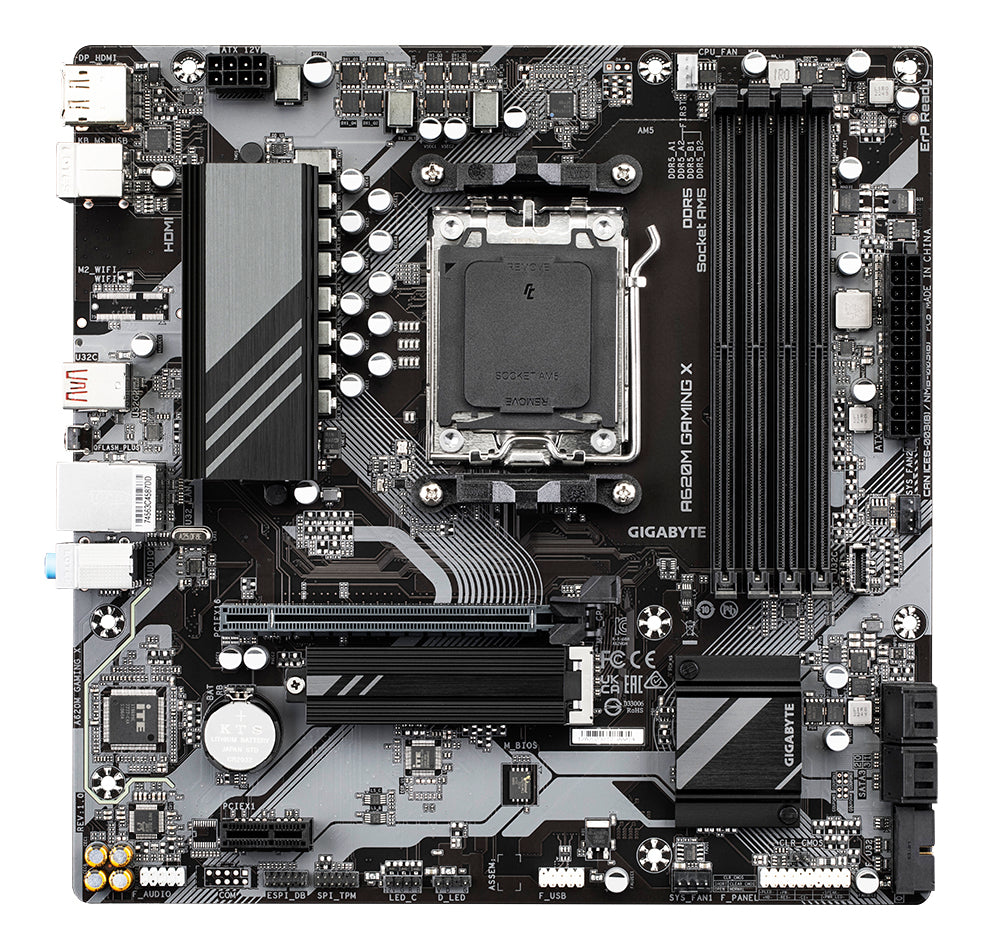 GIGABYTE A620M GAMING X carte mere AMD A620 Emplacement AM5 micro ATX