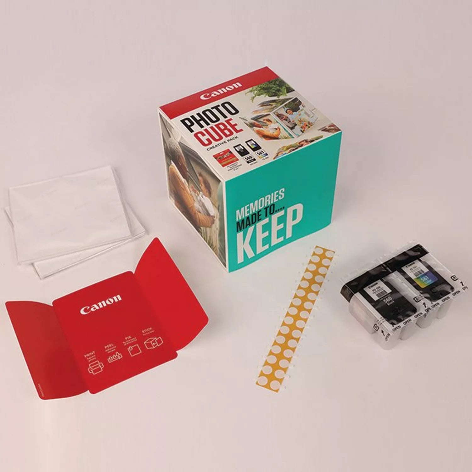 CANON PG-560/CL-561 Ink Cartridge Photo Cube Creative Pack White Blue