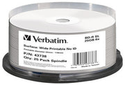 BD-R/25GB 6xspd SL wide print Spindle 25