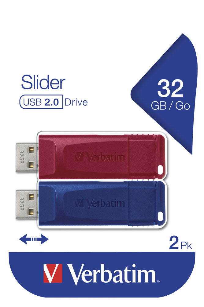 Verbatim USB DRIVE 2.0 STORE N GO SLIDER