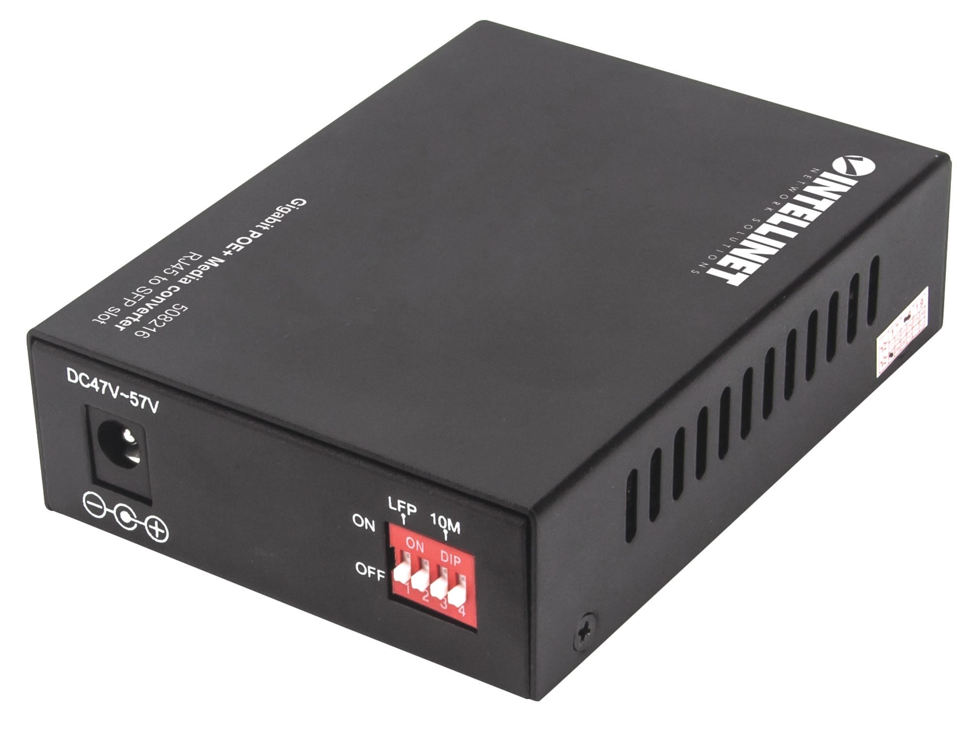 Intellinet 508216 convertisseur de support réseau 1000 Mbit/s Noir