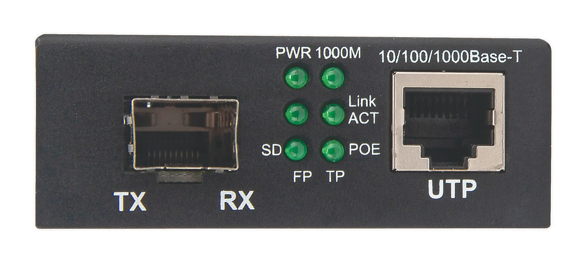 Intellinet 508216 convertisseur de support réseau 1000 Mbit/s Noir