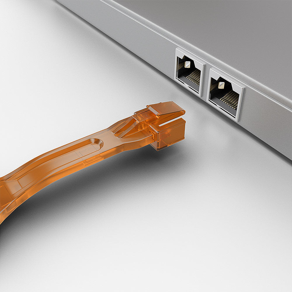 Lindy RJ45 Port Blocker Key Orange