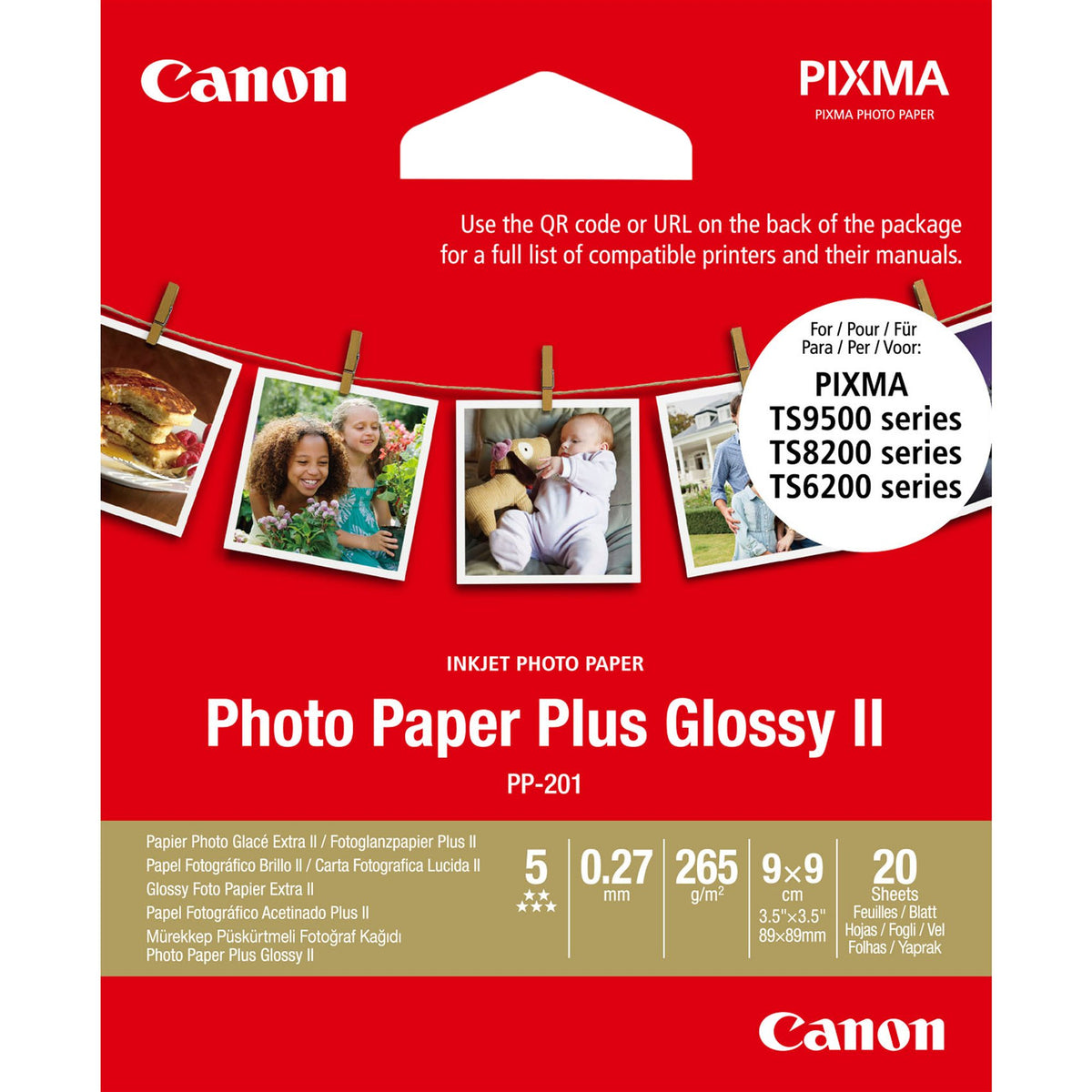 CANON PHOTO PAPER PLUS PP-201