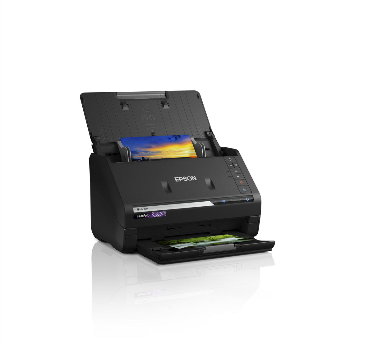 EPSON FastFoto FF-680W Document scanner Contact Image SensorCIS Duplex A4 600x600dpi 45ppm mono/45ppm colour ADF USB 3.0 Wi-Fi