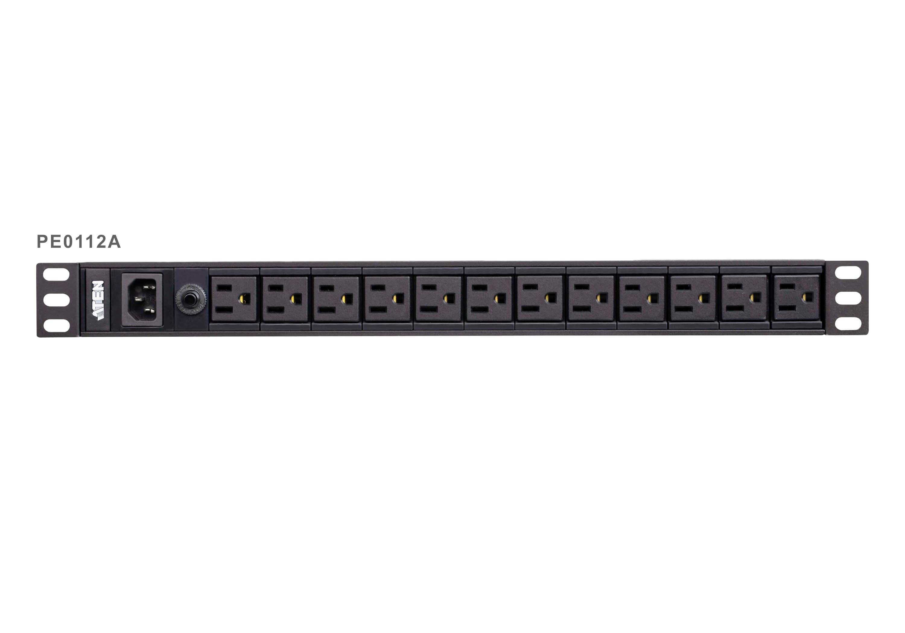 ATEN PE0112 PDU multiprise 19" 1U Basic 10A 12 prises C13