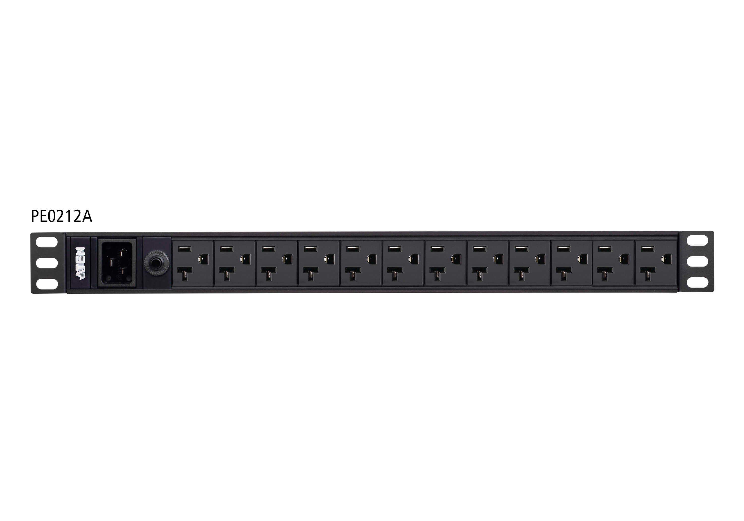 ATEN PE0212G unité de distribution d'énergie 12 sortie(s) CA 1U Noir
