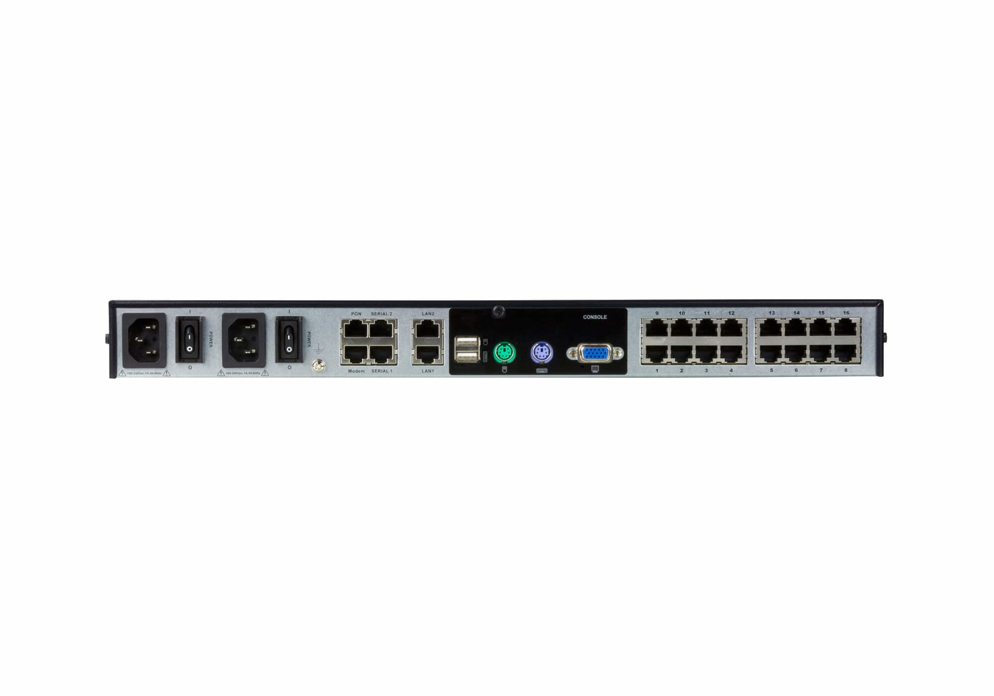 Aten KN1116VA KVM Cat5  Double IP + Alim.Redond. 16 ports