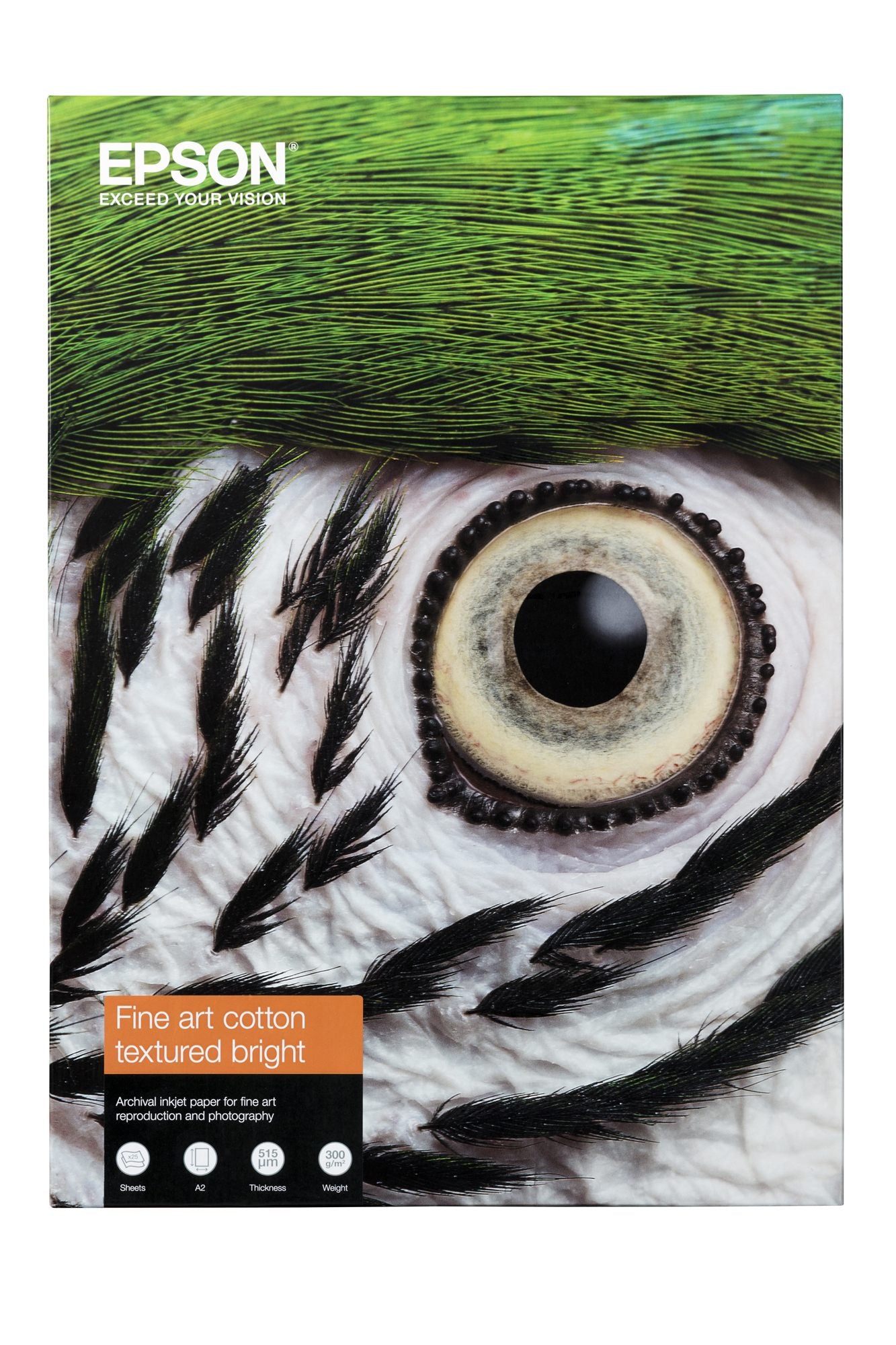 EPSON Fine Art Cotton Textured Bright A2 25 Sheets