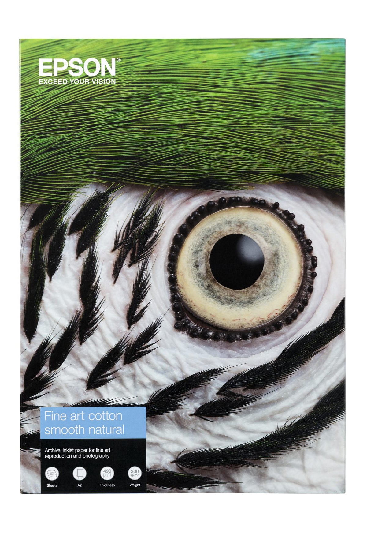 EPSON Fine Art Cotton Smooth Natural A3+ 25 Sheets