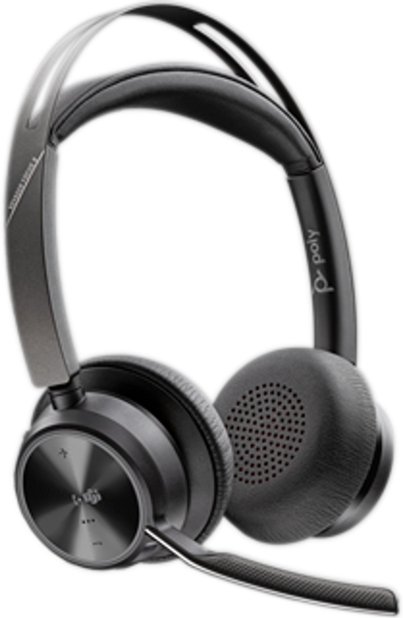 HP Poly Voyager Focus 2 Microsoft Teams Certified USB-C-C Headset +USB-C/A Adapter +Charging Stand Sans fil Arceau Bureau/Centre d'appels Bluetooth Socle de cha
