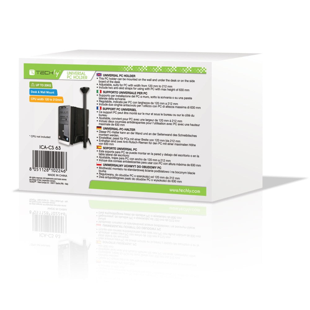Techly ICA-CS 63 Support d'ordinateur