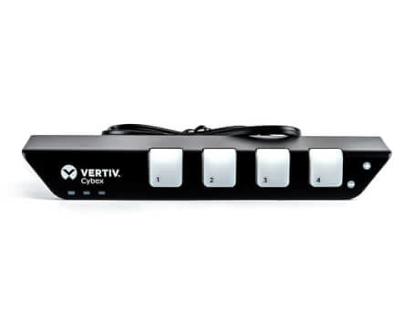 4pt Active Front Panel remote KVM switch