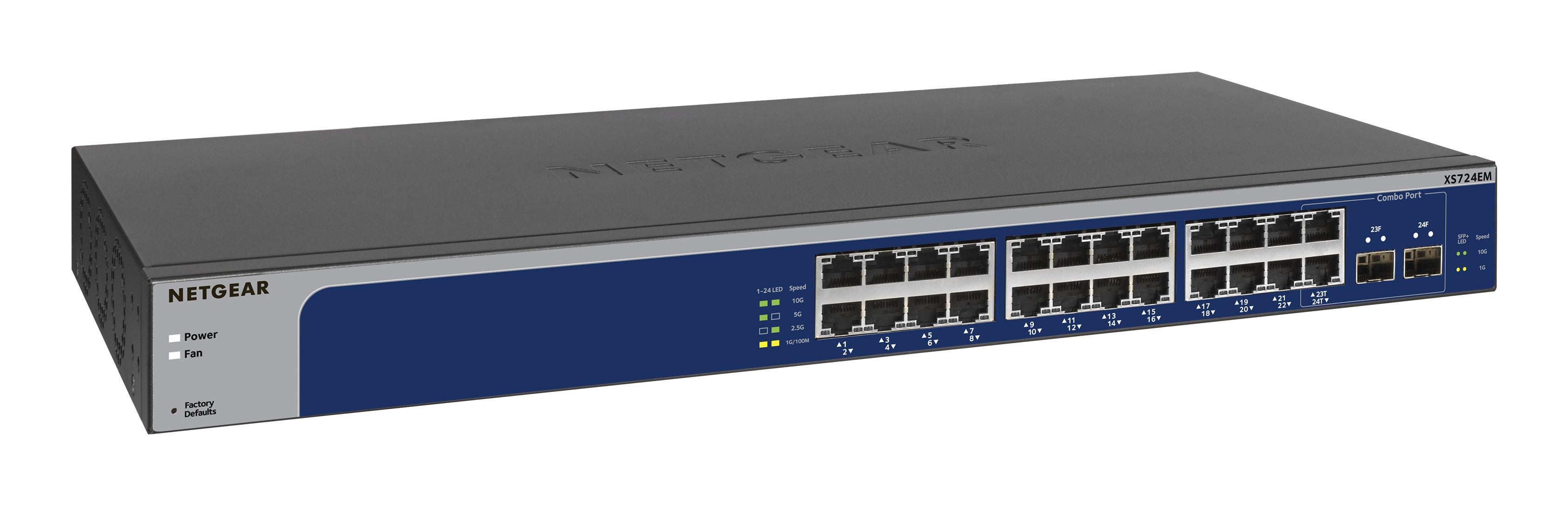 NETGEAR 24PT 10G/MULTI-GIG EASY SMART SWITCH