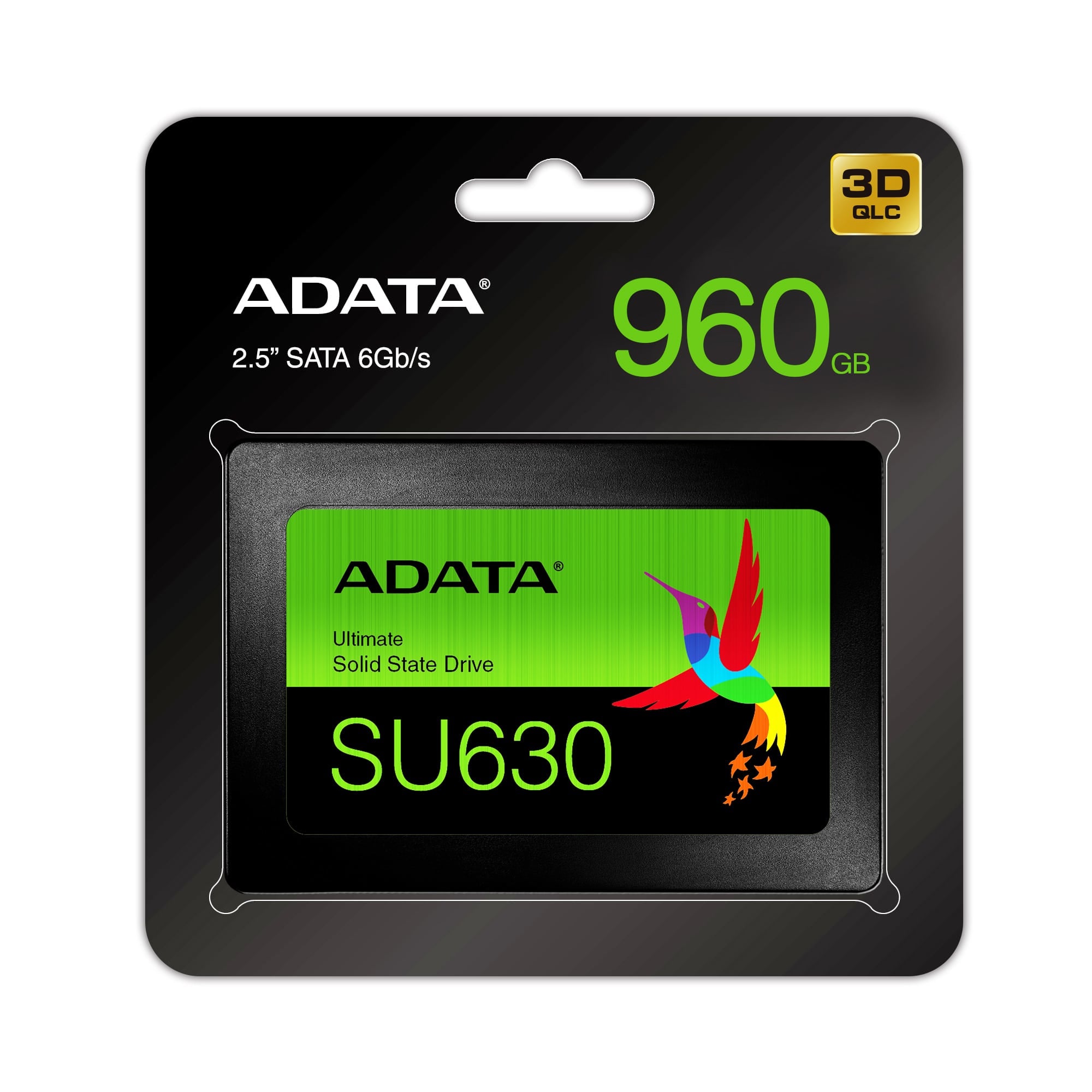 "ADATA ULTIMATE SU630 960 Go 2,5"" Serial ATA 3D2 QLC"