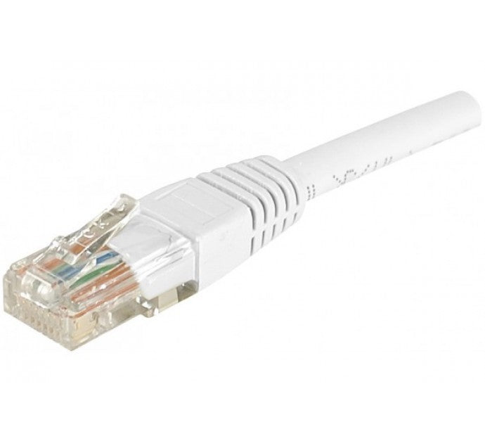 Cordon RJ45 catégorie 6 U/UTP blanc - 20 m