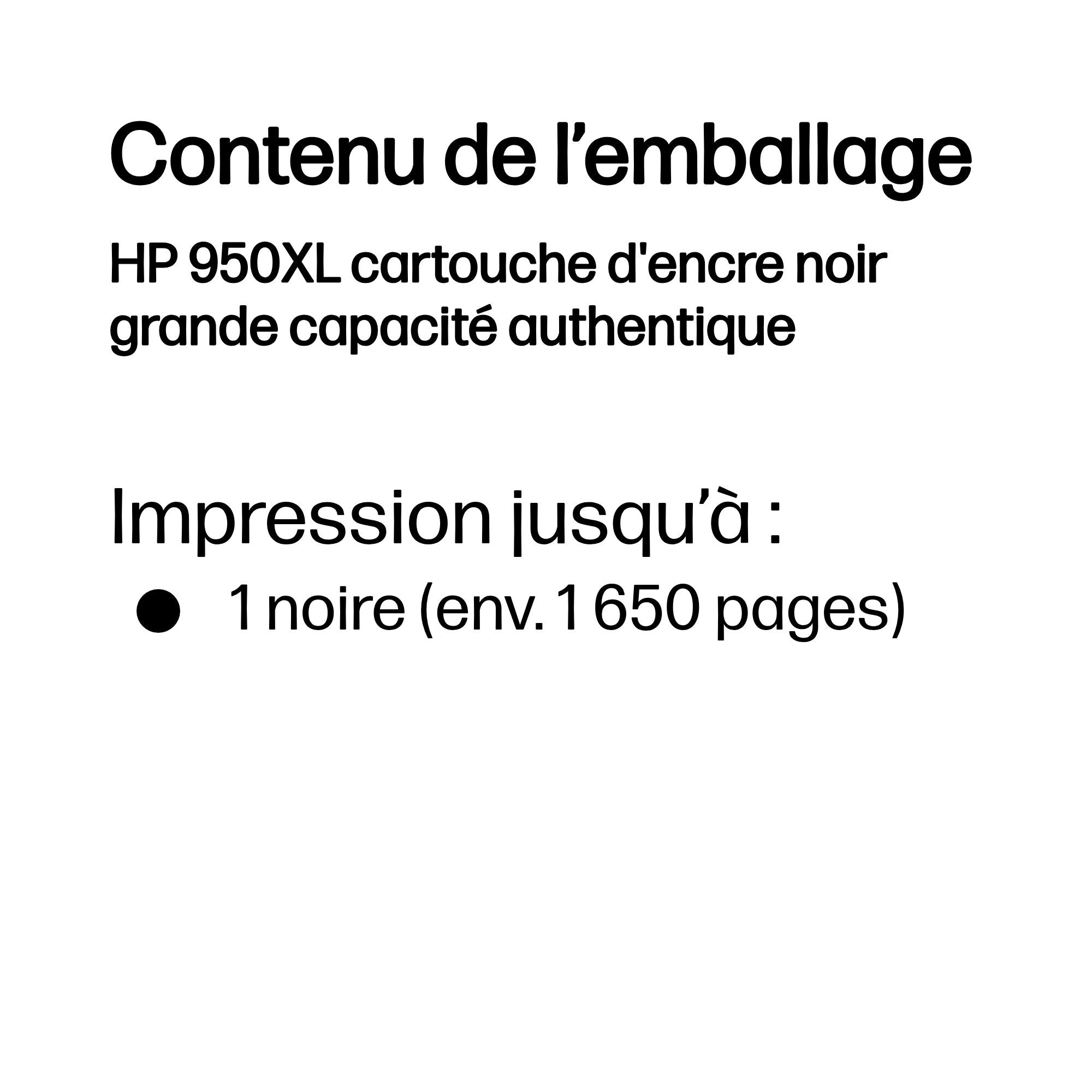 HP 950XL Black Officejet Ink Cartridge