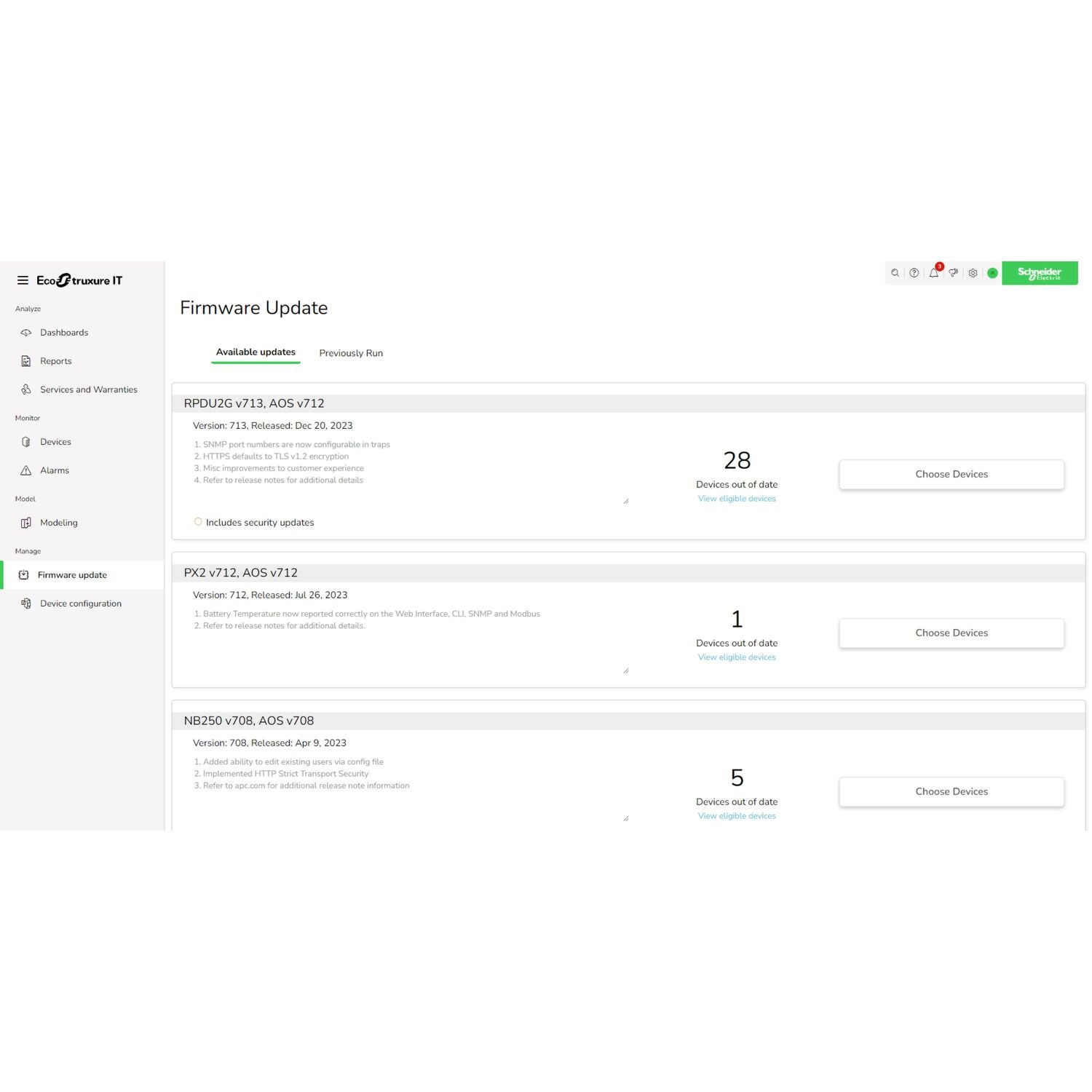 APC EcoStruxure IT Expert 1 Year Digital Subscription