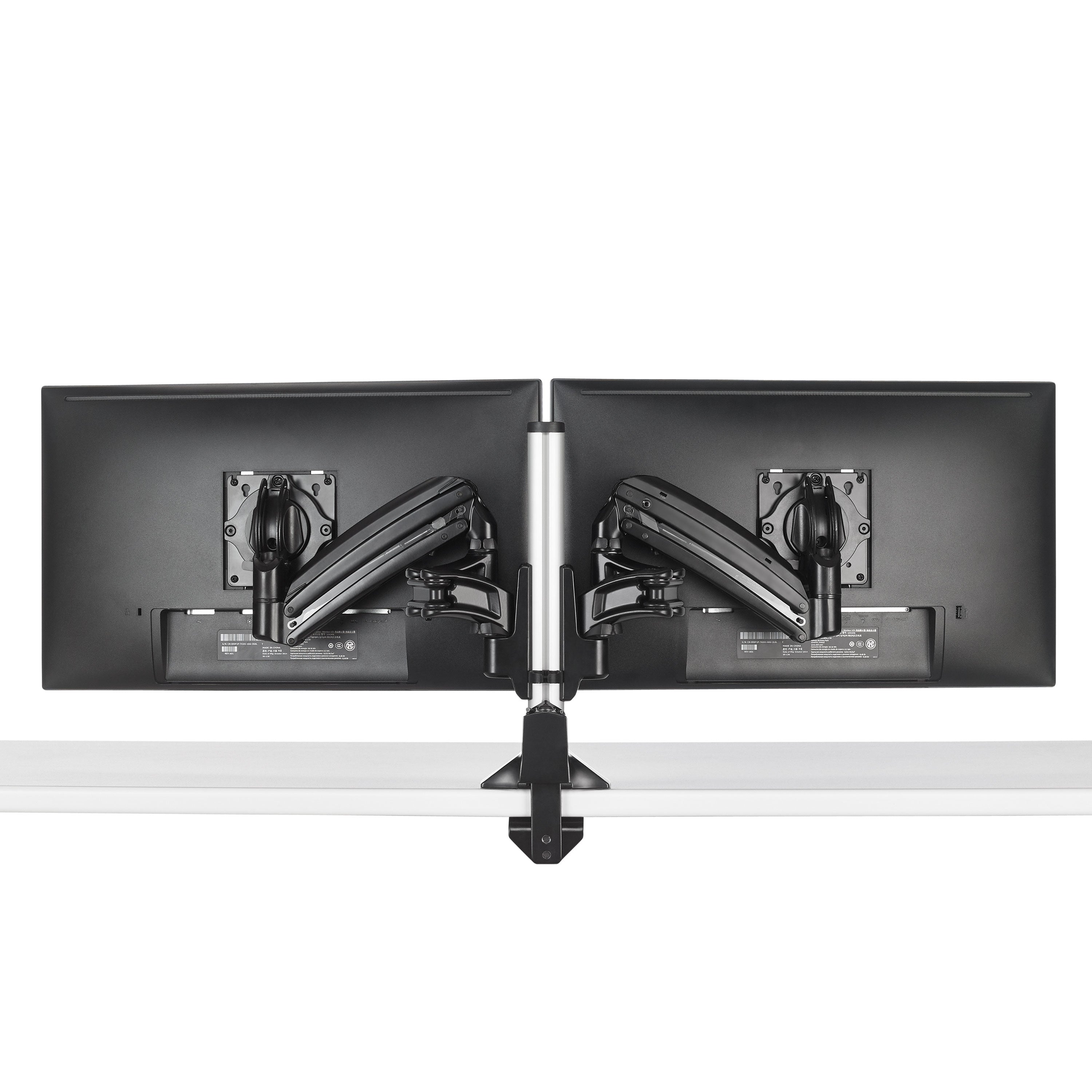 Chief KONTOUR KX Low-Profile Dual Monitor Arm, Column Desk Mount, Black
