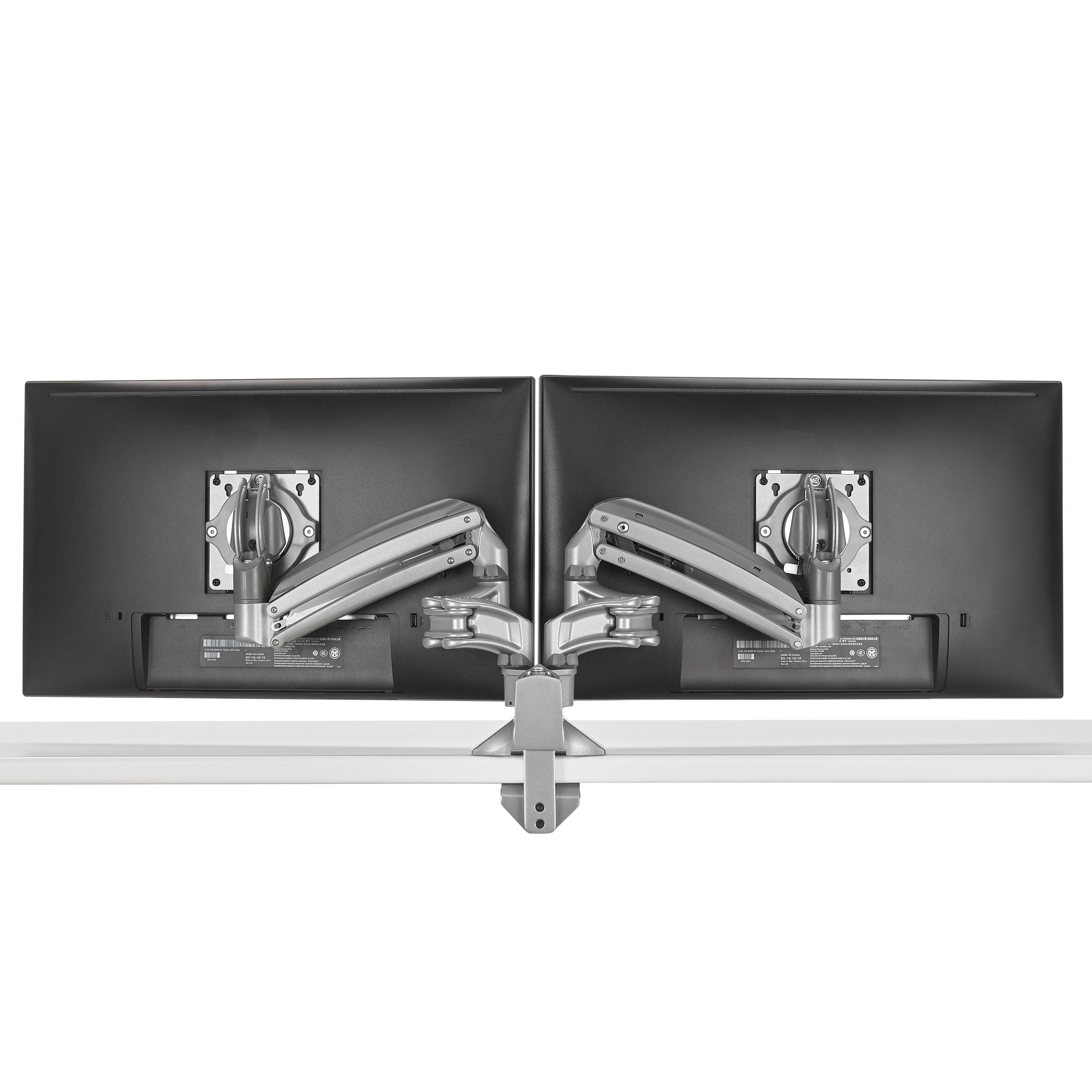Chief KONTOUR KX Low-Profile Dual Monitor Arm, Desk Mount, Silver