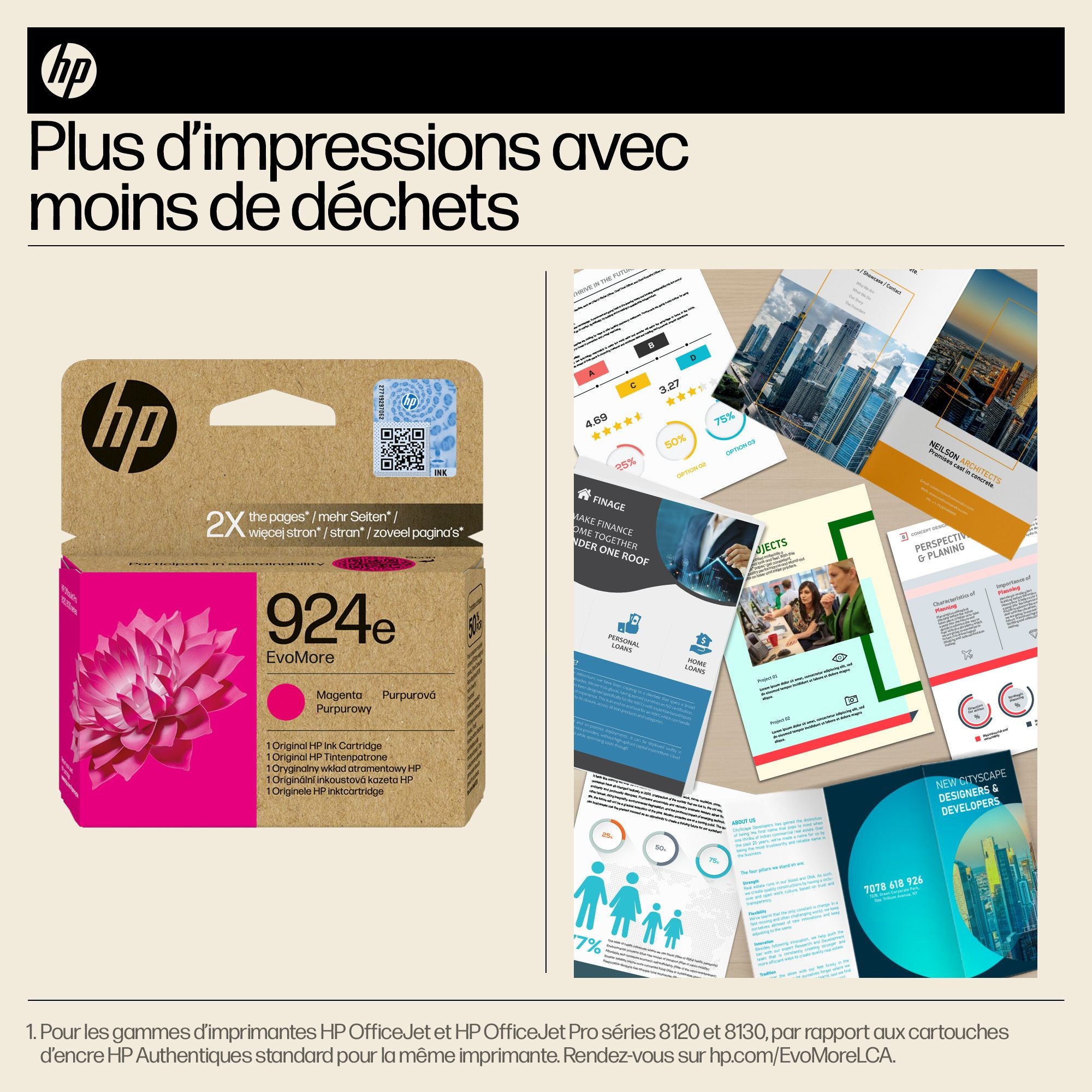 HP 924e EvoMore Magenta Original Ink Cartridge