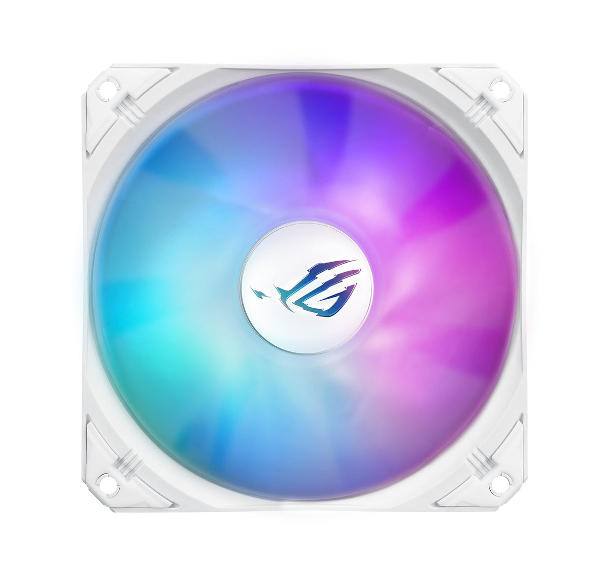 ASUS ROG Strix LC III ARGB LCD WHT all-in-one CPU liquid cooler with 2.1 IPS LCD Aseteks new Gen7 v2 pump and premium ROG ARGB fans