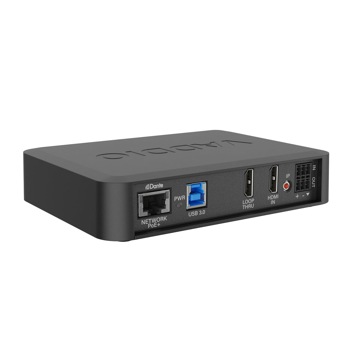Vaddio EasyIP Dock Audio/Video Switching Station â€“ 1080p, USB 3.0, HDMI, Dante â€“ for IP-based AV integration in professional environments.
