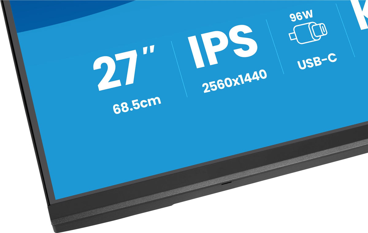 27""W LCD Business QHD IPS USB-C Doc