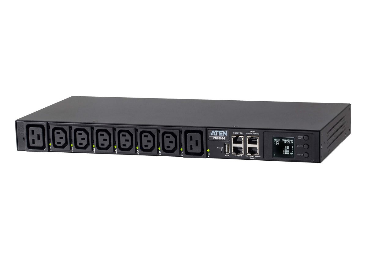 ATEN PG6308G ECO PDU MULTIPRISE IP 6xC13+2xC19 switché mesur