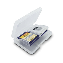 Case for 4 SD/mSD cards