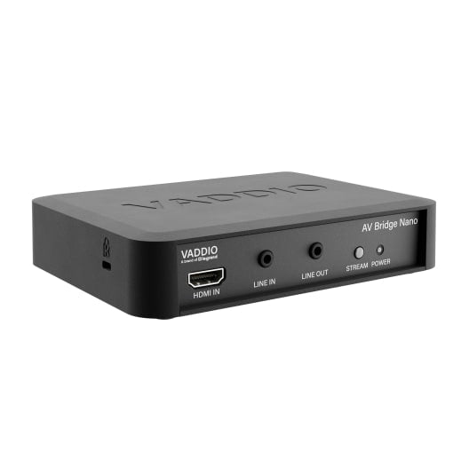 Vaddio AV conferencing bridge 1920 x 1080 pixels Ethernet LAN Black